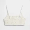 Bralette en coton bio extensible