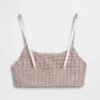 Bralette en coton bio extensible