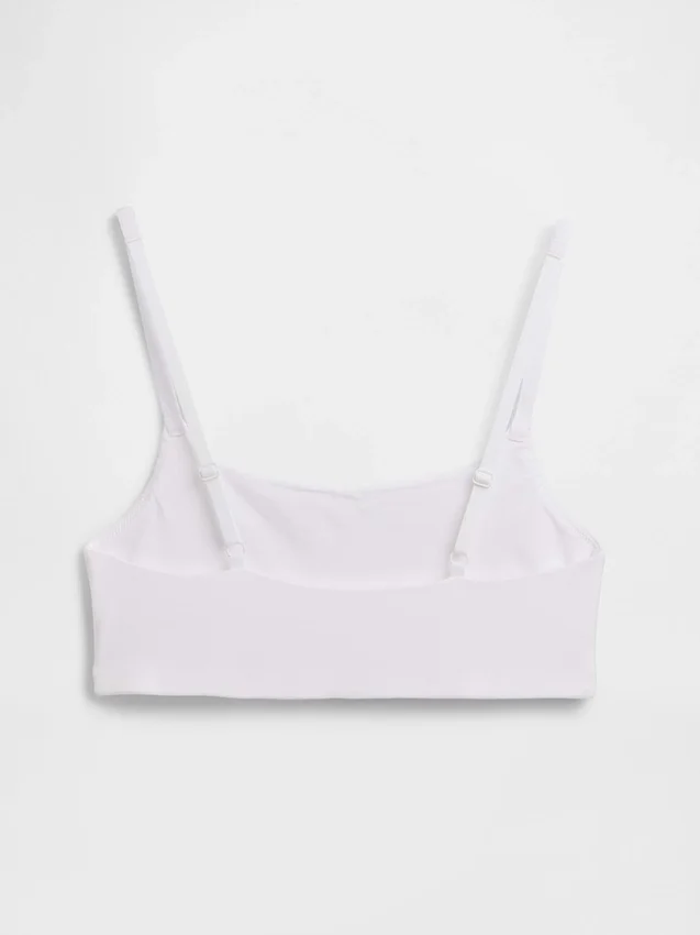 Bralette en coton bio extensible