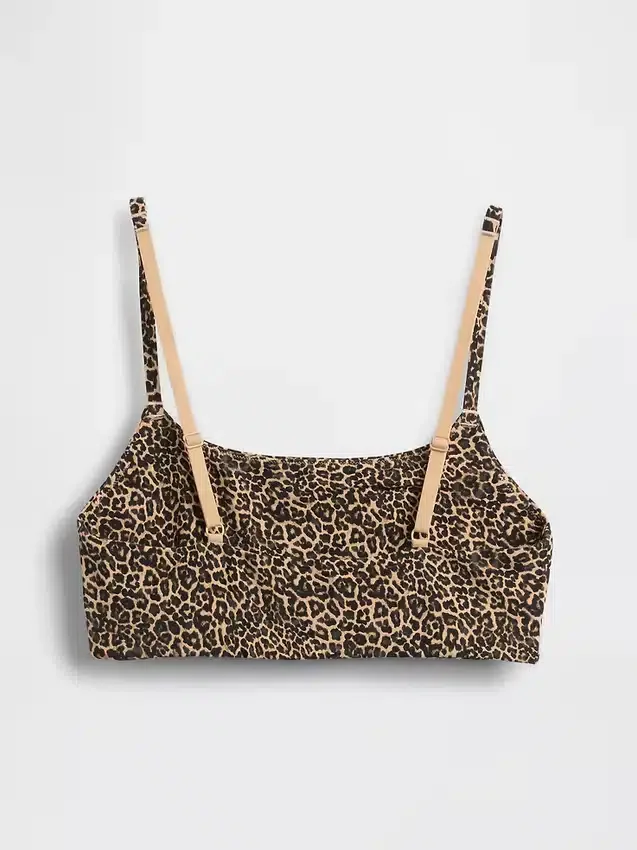 Bralette en coton bio extensible
