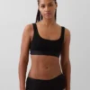 Bralette en coton bio extensible avec Gap Logo