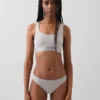 Bralette en coton bio extensible avec Gap Logo