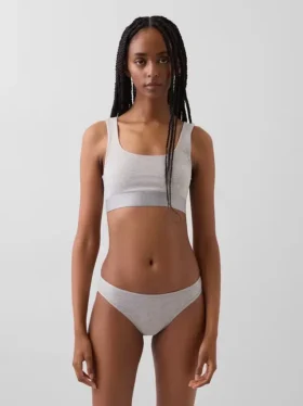 Bralette en coton bio extensible avec Gap Logo