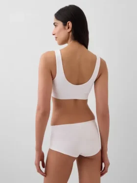 Bralette en coton bio extensible avec Gap Logo
