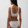 Bralette en coton bio extensible avec Gap Logo