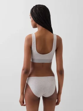 Bralette en coton bio extensible avec Gap Logo