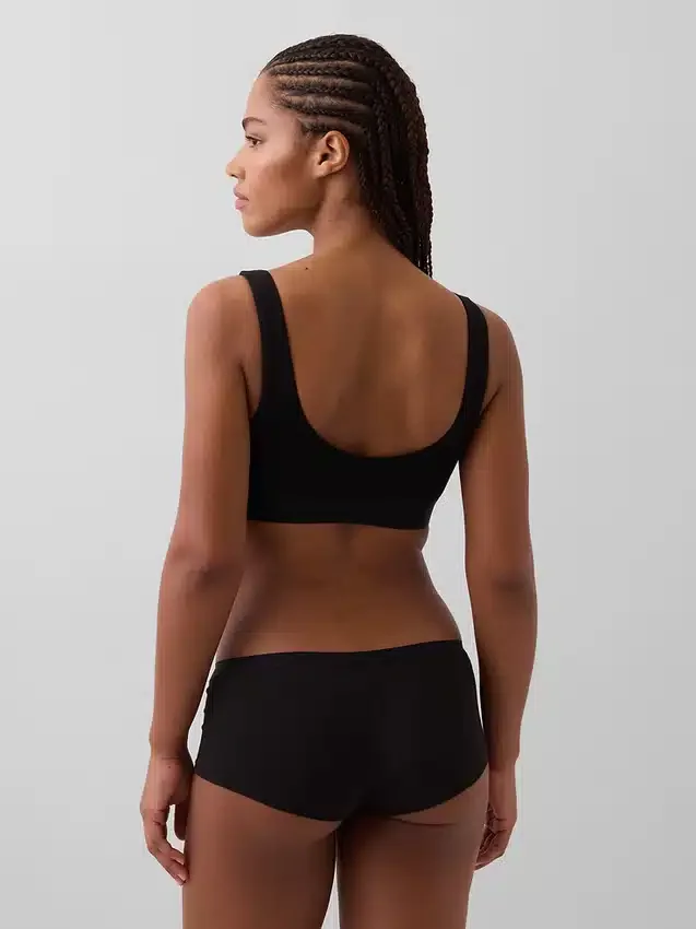 Bralette en coton bio extensible avec Gap Logo