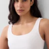 Bralette en coton bio extensible avec Gap Logo