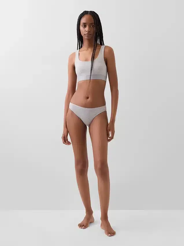 Bralette en coton bio extensible avec Gap Logo