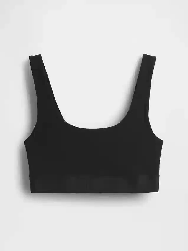 Bralette en coton bio extensible avec Gap Logo