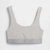 Bralette en coton bio extensible avec Gap Logo