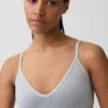 Bralette triangulaire en maille côtelée sans coutures