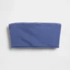 Brassière bandeau en coton stretch bio avec bordure en dentelle
