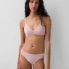 Brassière plongeante en dentelle Madesoft