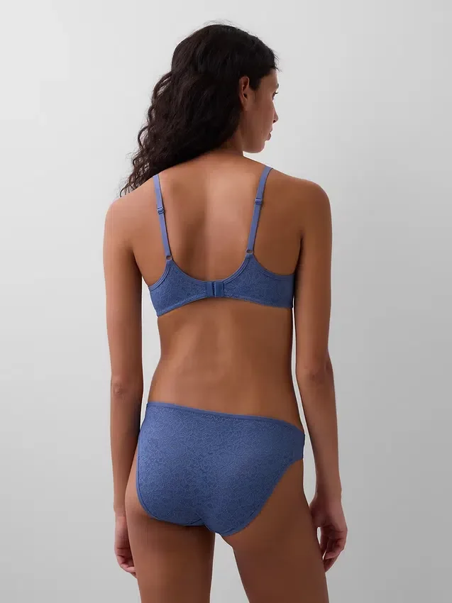 Brassière plongeante en dentelle Madesoft