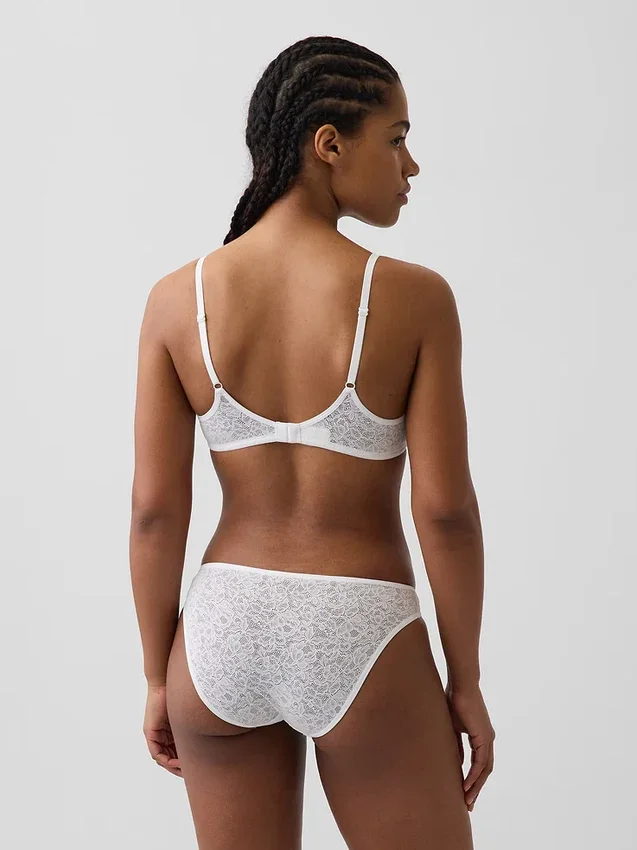 Brassière plongeante en dentelle Madesoft