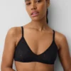 Brassière plongeante en dentelle Madesoft