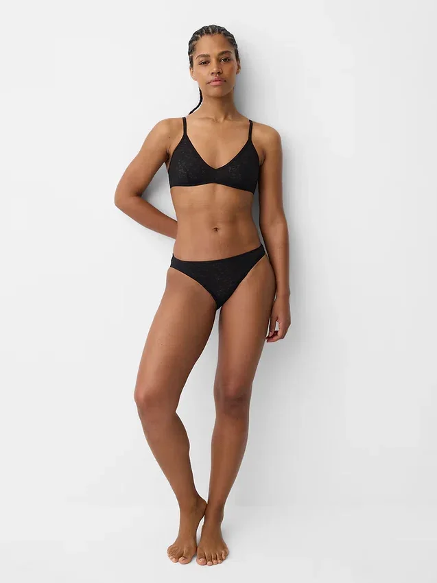 Brassière plongeante en dentelle Madesoft