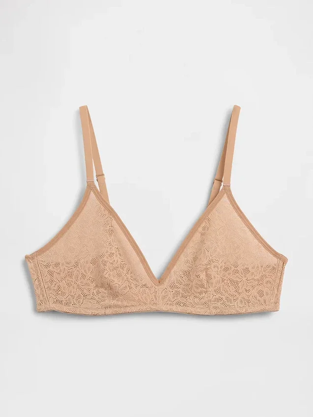Brassière plongeante en dentelle Madesoft