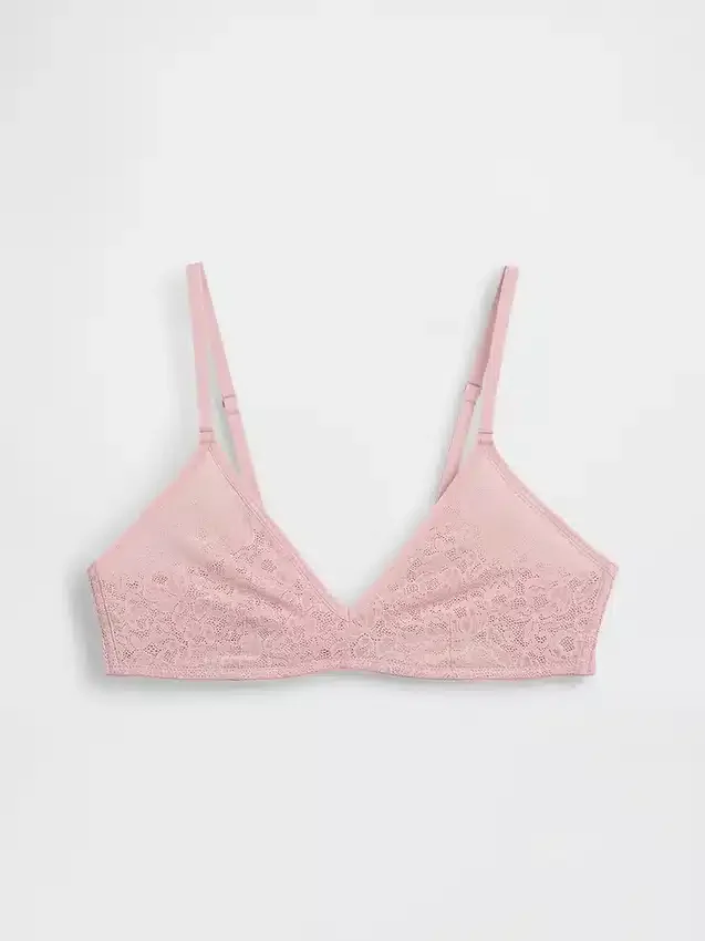 Brassière plongeante en dentelle Madesoft