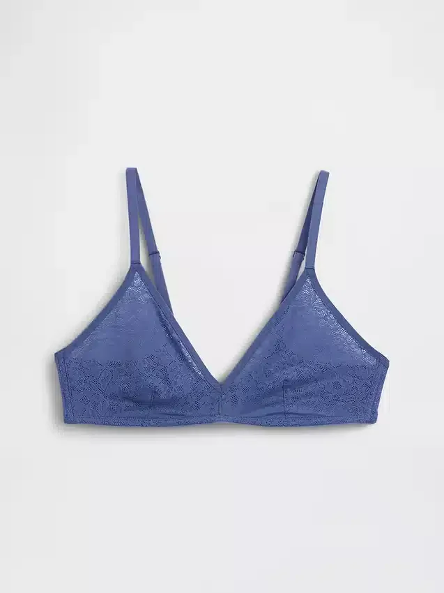 Brassière plongeante en dentelle Madesoft