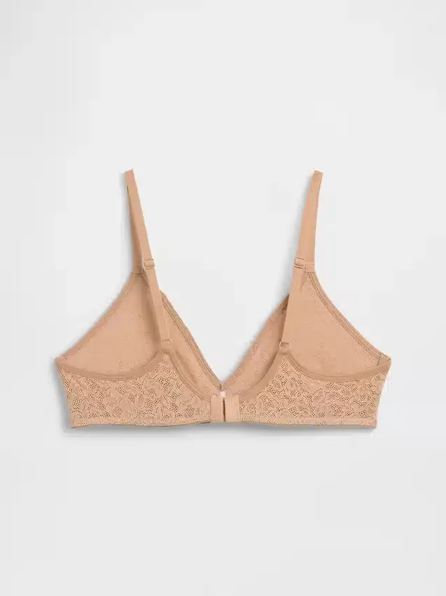 Brassière plongeante en dentelle Madesoft