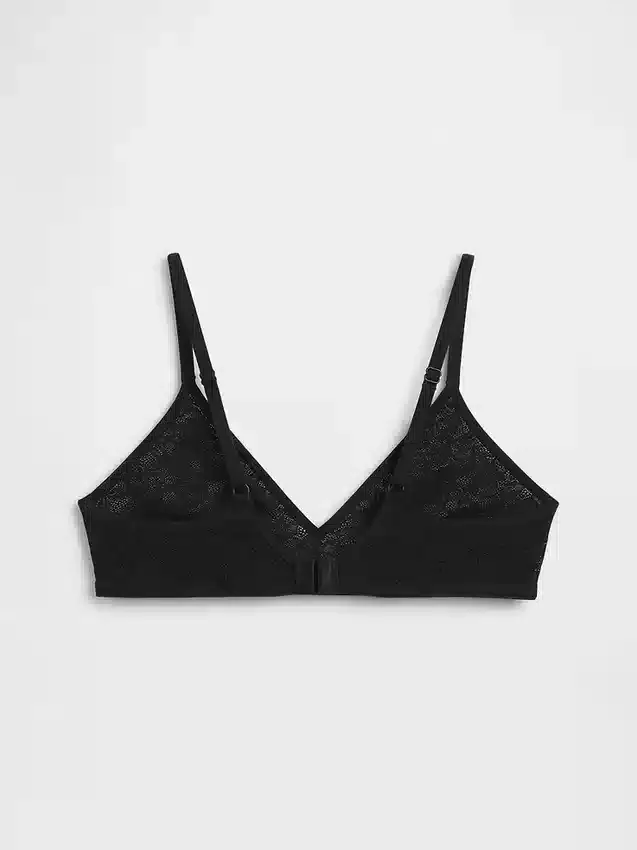 Brassière plongeante en dentelle Madesoft