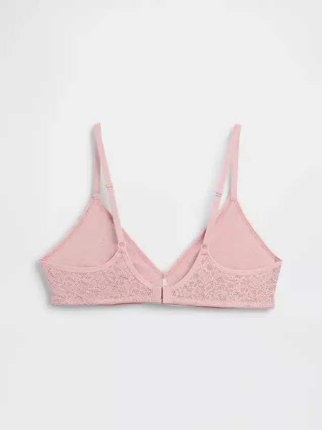 Brassière plongeante en dentelle Madesoft