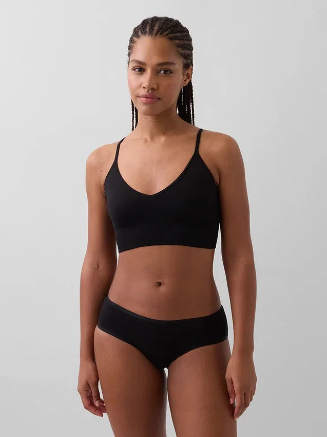 Brassière plongeante sans coutures