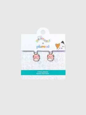 Breloques « Archie » de la collection Squishmallows de Pierced Co pour boucles d’oreilles Huggie