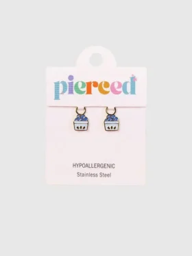 Breloques « Blueberry » de Pierced Co pour boucles d’oreilles créoles