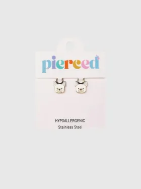 Breloques en forme de chien pour boucles d’oreilles Huggie