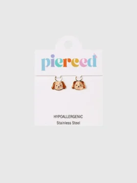 Breloques en forme de chien pour boucles d’oreilles Huggie