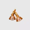 Breloques en forme de chien pour boucles d’oreilles Huggie