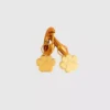 Breloques perforées en forme d’empreinte de patte pour boucles d’oreilles Huggie