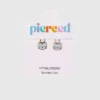 Breloques « Pierced Co » en forme de chat pour boucles d’oreilles Huggie