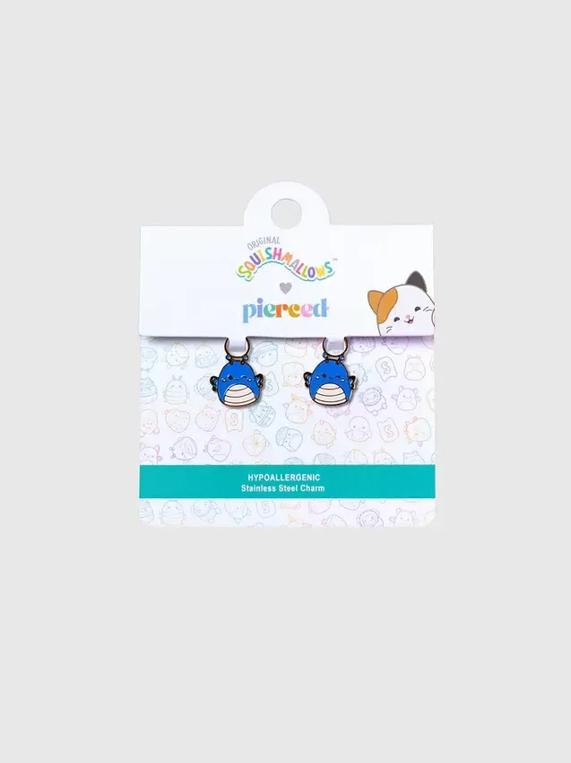 Breloques Pierced Co Squishmallows Waverly pour boucles d’oreilles Huggie