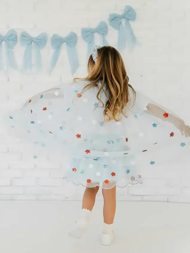 Cape Sweet Wink à étoiles pailletées