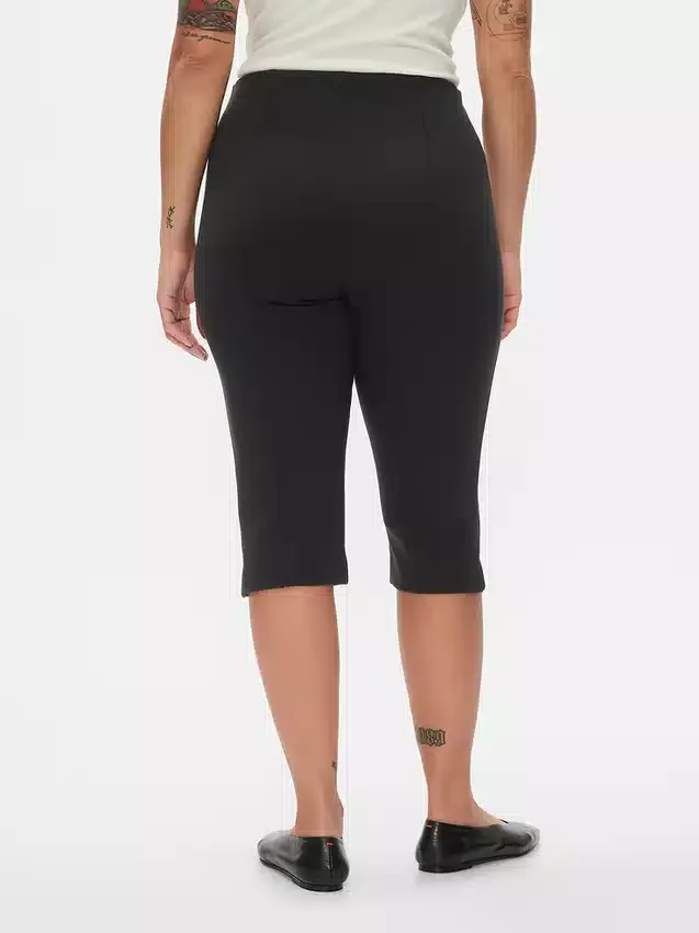 Capri taille haute en maille double