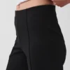 Capri taille haute en maille double