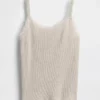 Caraco pour enfant en maille gaufrée avec bordure en dentelle