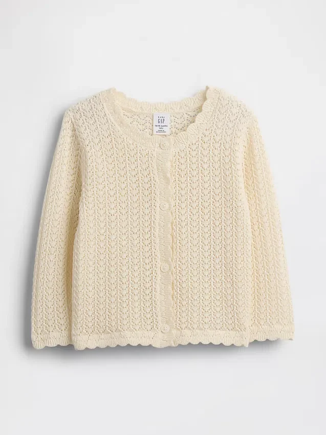 Cardigan au crochet pour bébé