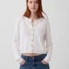 Cardigan court ample 100 % coton