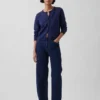 Cardigan court ample 100 % coton