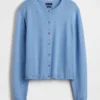 Cardigan court ample 100 % coton