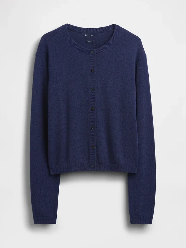 Cardigan court ample 100 % coton