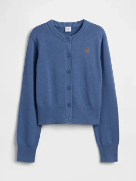 Cardigan court décontracté pour enfant