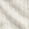 Cardigan court zippé CashSoft en maille torsadée