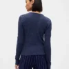 Cardigan de pyjama en maille gaufrée