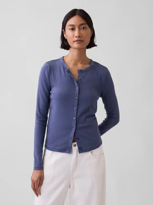 Cardigan moderne à col rond